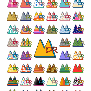 I want my MDR colourful tea towel