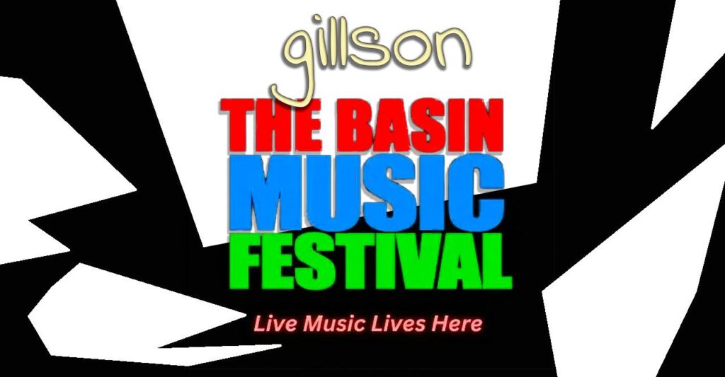 Gillson Basin Music Festival Banner Poster.