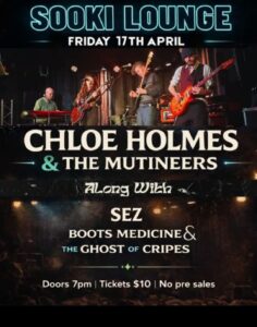 Chloe Holmes Sooki gig poster.