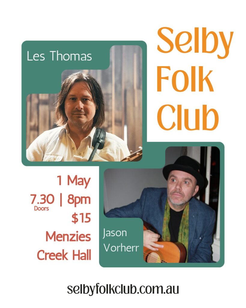 Selby Folk Club May poster.