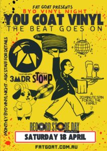 You Goat Vinyl record store day poster. 
