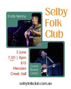 Selby Folk Club June poster.